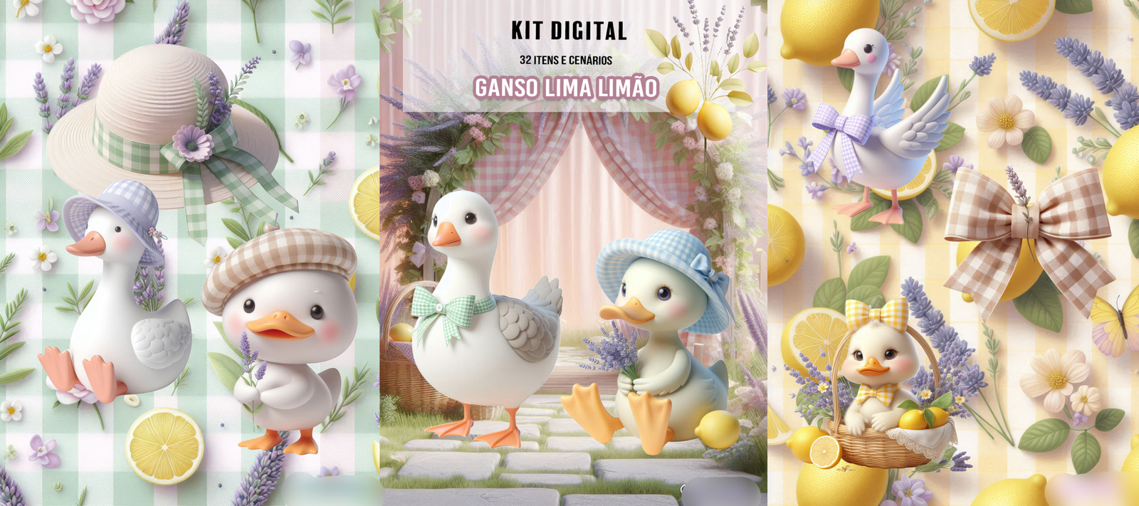 KIT DIGITAL GANSO LIMA LIMÃO Kit Digital Ganso Lima Limão - Imagem 1