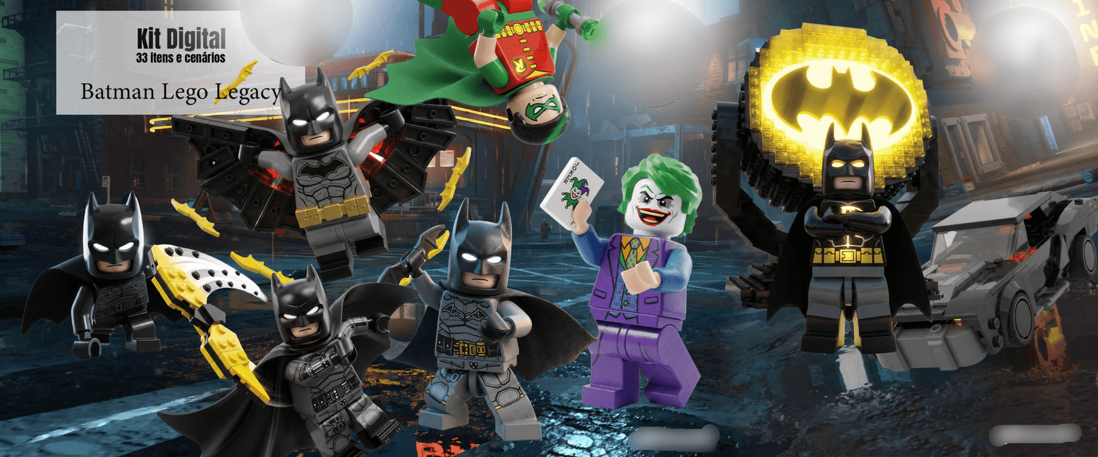 KIT DIGITAL LEGO - BATMAN Kit Digital Lego Batman - Imagem 1