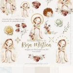 Kit Digital nosssa senhora da rosa mistica