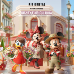 Kit Digital Turma do Mickey Floricultura