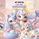 Kit Digital Unicórnio Candy