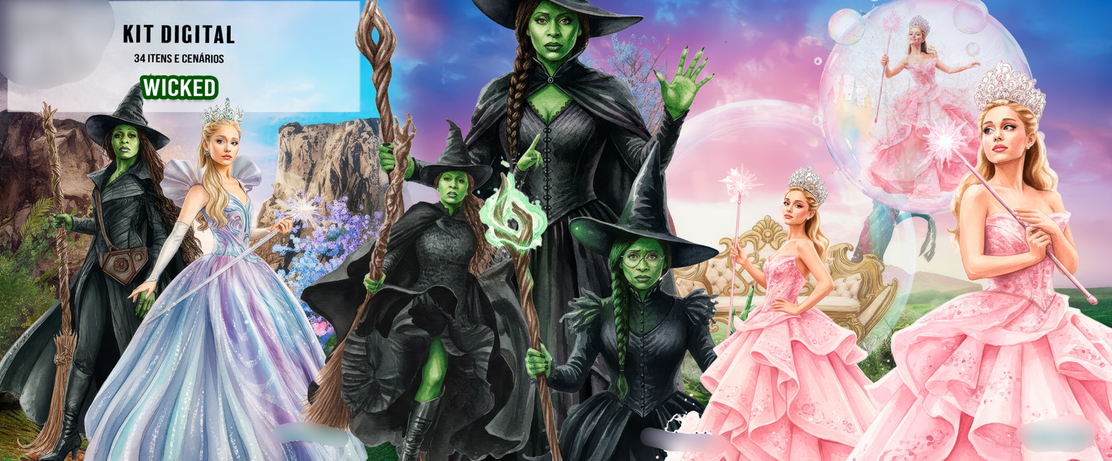 KIT DIGITAL WICKED Kit Digital Wicked - Imagem 1