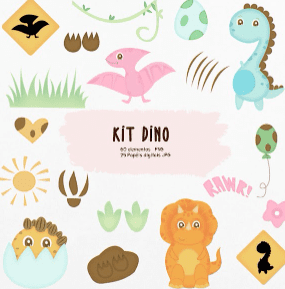 KIT DINO Kit Digital KIT DINO - Imagem 1