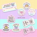 Kit Digital Tags Adesivos Produto