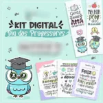 Kit Digital Cartão Dia dos Professores