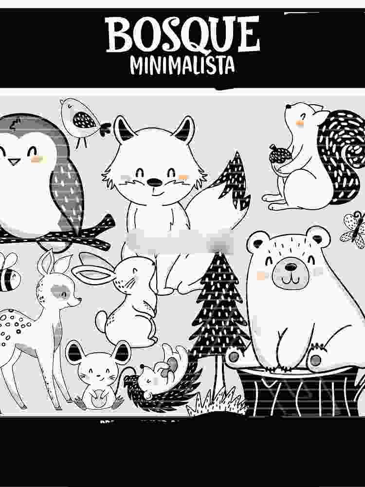 Kit Digital - BOSQUE MINIMALISTA - A Sua Maneira Festas Kit digital BOSQUE MINIMALISTA - Imagem 1