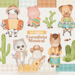 Kit digital fazendinha musical