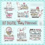 Kit Digital Feliz Pascoa