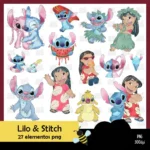 Kit Digital Lilo e Stitch