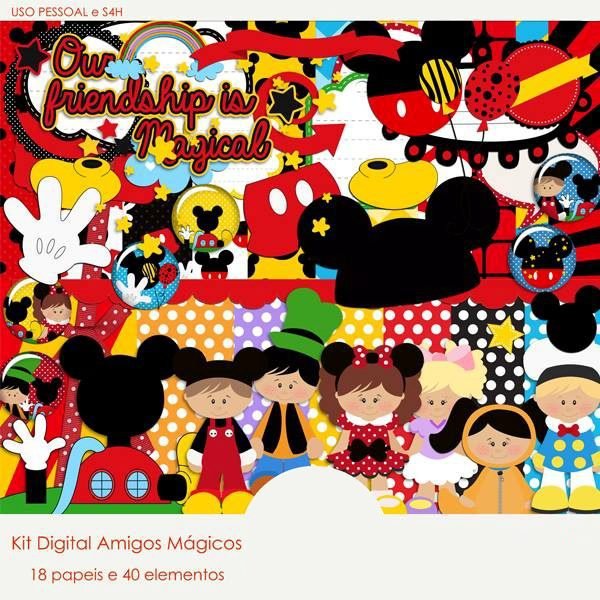 Kit Digital Mickey Kit Digital Mickey - Imagem 1