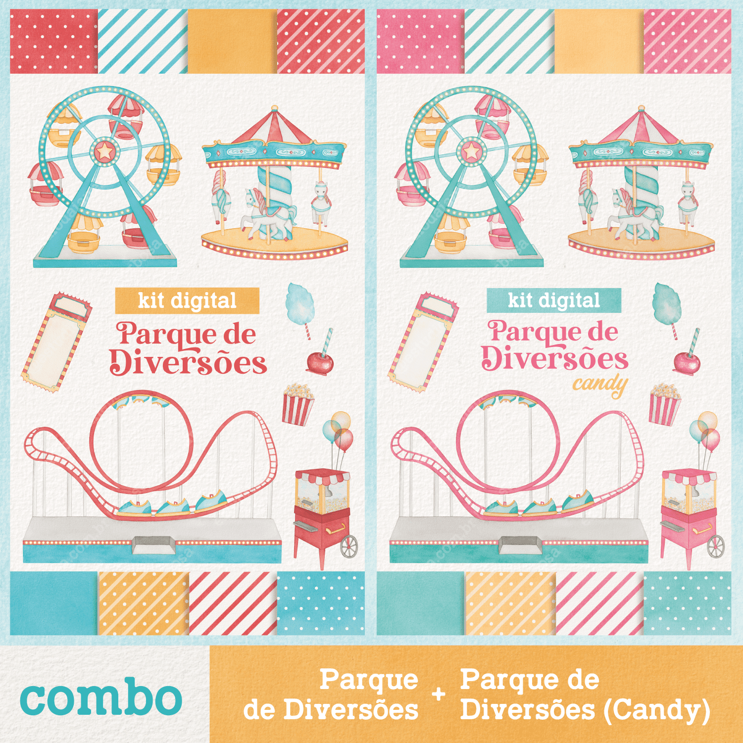 Kit Digital Parque de Diversões Kit digital parque de diversões - Imagem 1