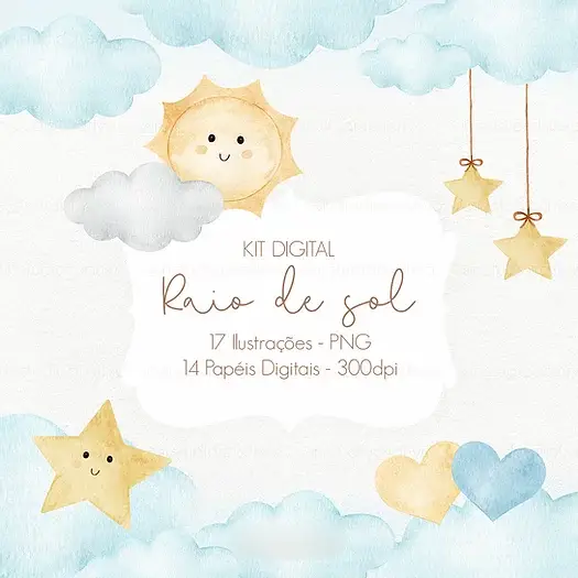 Kit Digital Raio de Sol Kit Digital Raio de Sol - Imagem 1