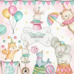 Kit Digital Doce Circo Rosa Candy