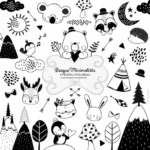 Kit Digital Bosque Minimalista