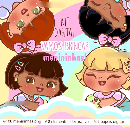Kit digital - Vamos brincar! Menininhas Kit Digital Vamos Brincar Menininhas - Imagem 1