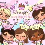 Kit Digital Confeitaria Fofa