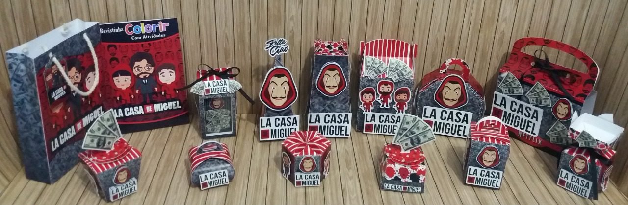 LA CASA DE PAPEL 1 Arquivo de Corte La Casa de Papel 1 - Imagem 1
