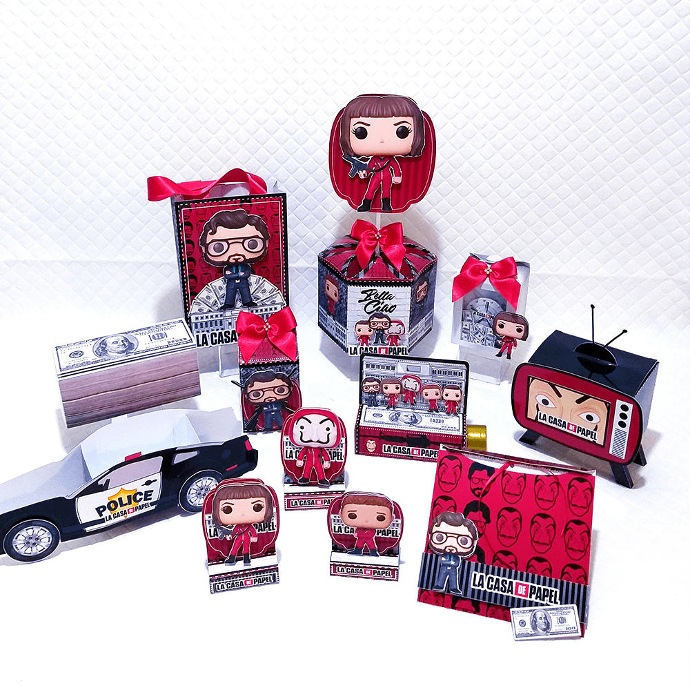 LA CASA DE PAPEL 4 Arquivo de Corte La Casa de Papel 4 - Imagem 1