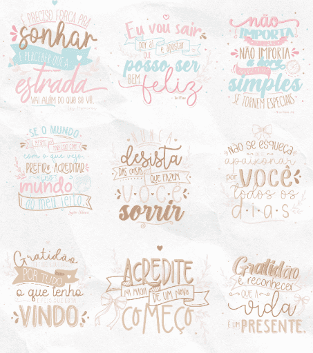 LETTERING - Junto&Misturado Kit Digital Junto e Misturado - Imagem 1