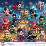 Kit digital Liga da justiça