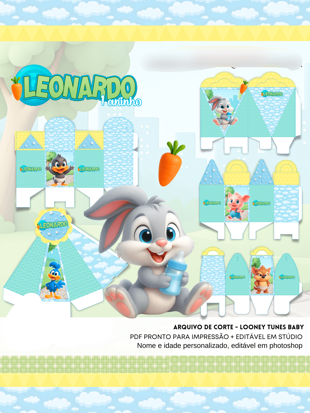 LOONEY-TUNES-11-1.png Arquivo de Corte Looney Tunes 11 - Imagem 1