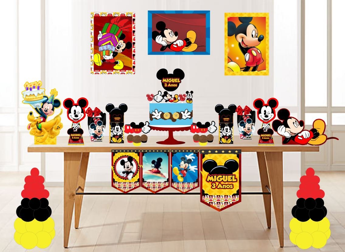 MICKEY 40 Arquivo de Corte Mickey 40 - Imagem 1
