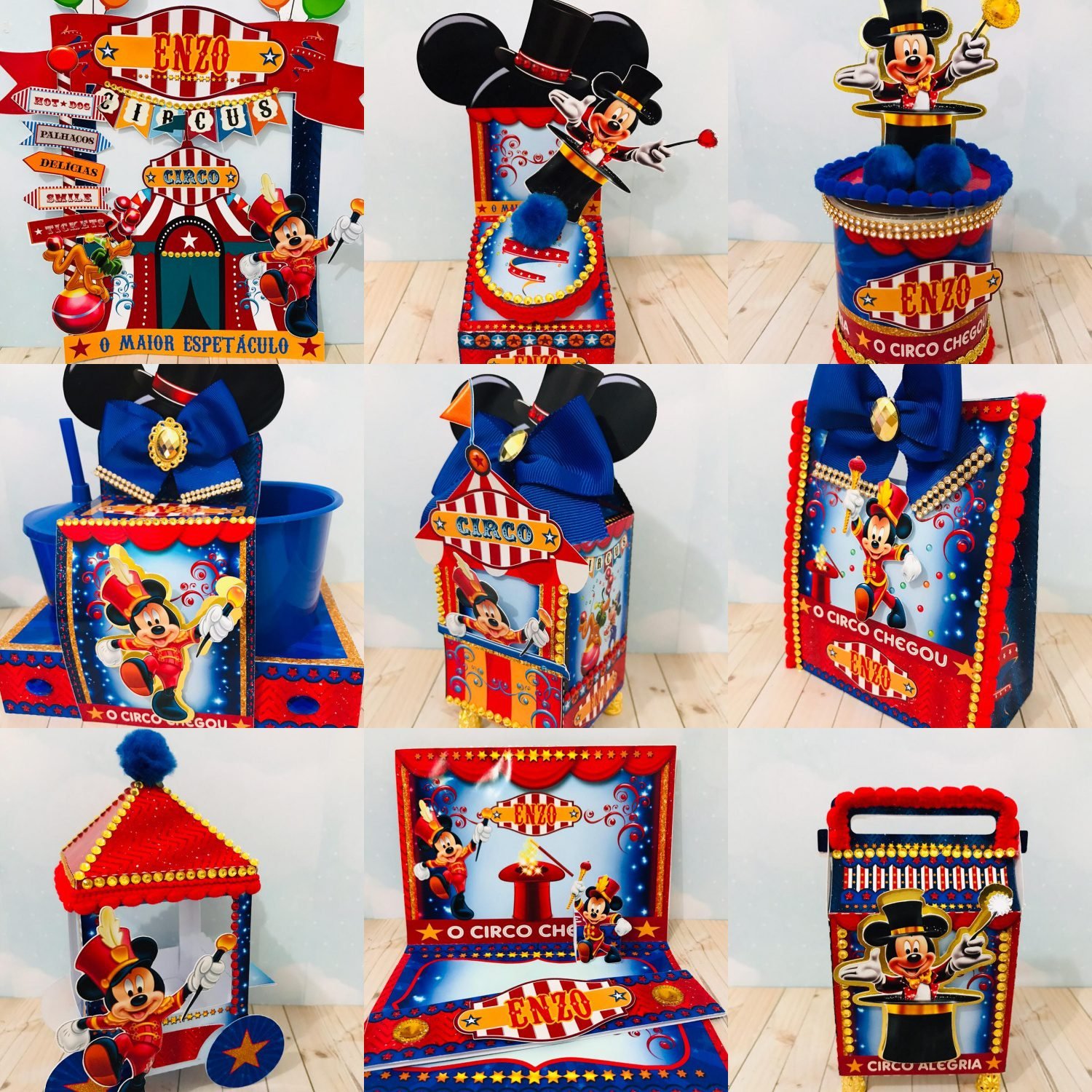 MICKEY 63 Arquivo de Corte Mickey Circo 63 - Imagem 1