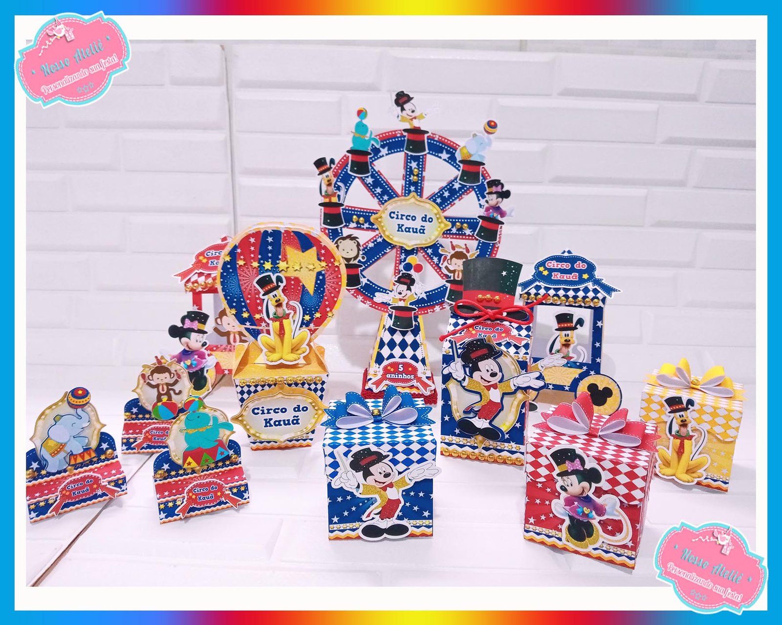 MICKEY 75 Arquivo de Corte Mickey Circo 75 - Imagem 1