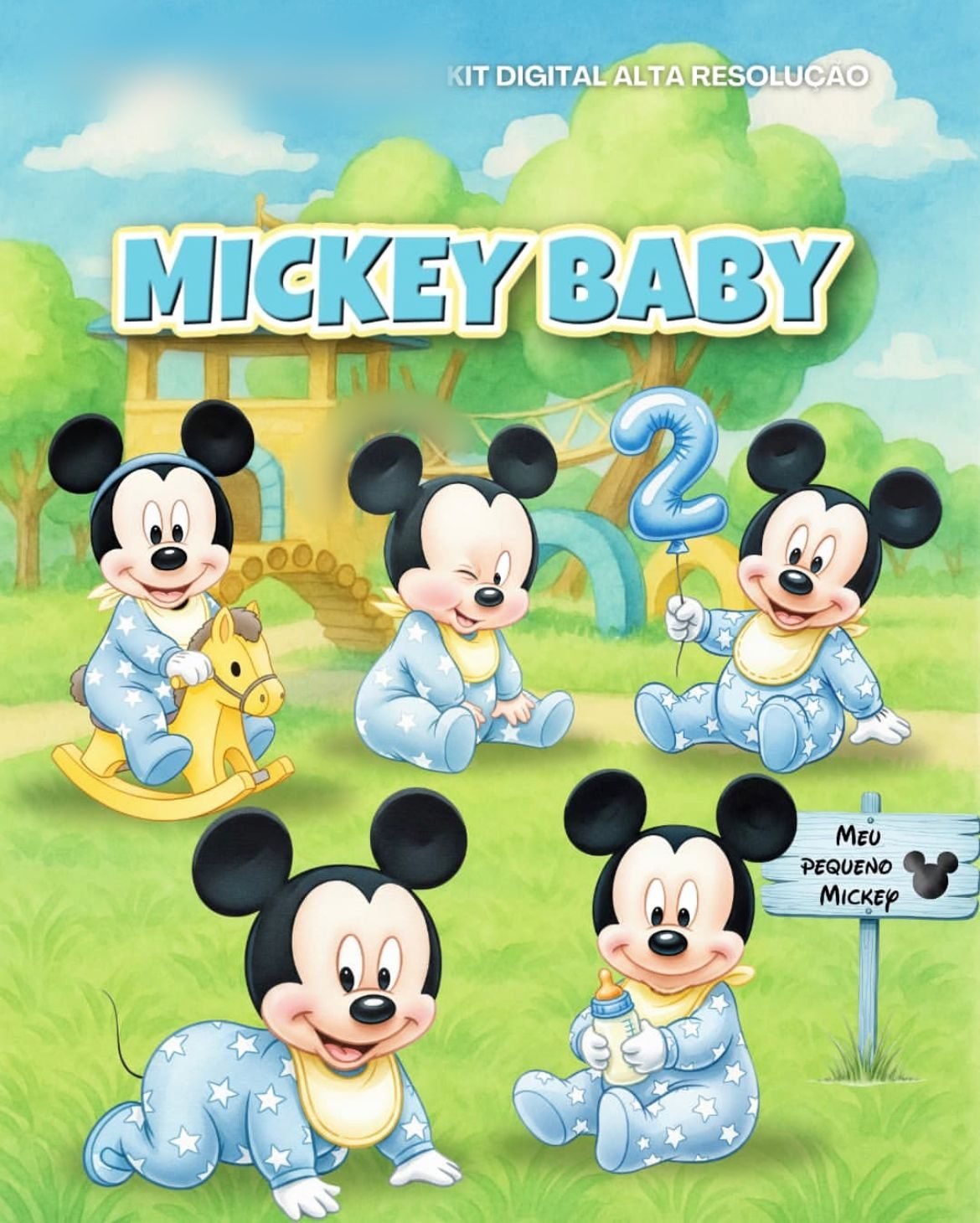 MICKEY BABY Kit Digital MICKEY BABY - Imagem 1