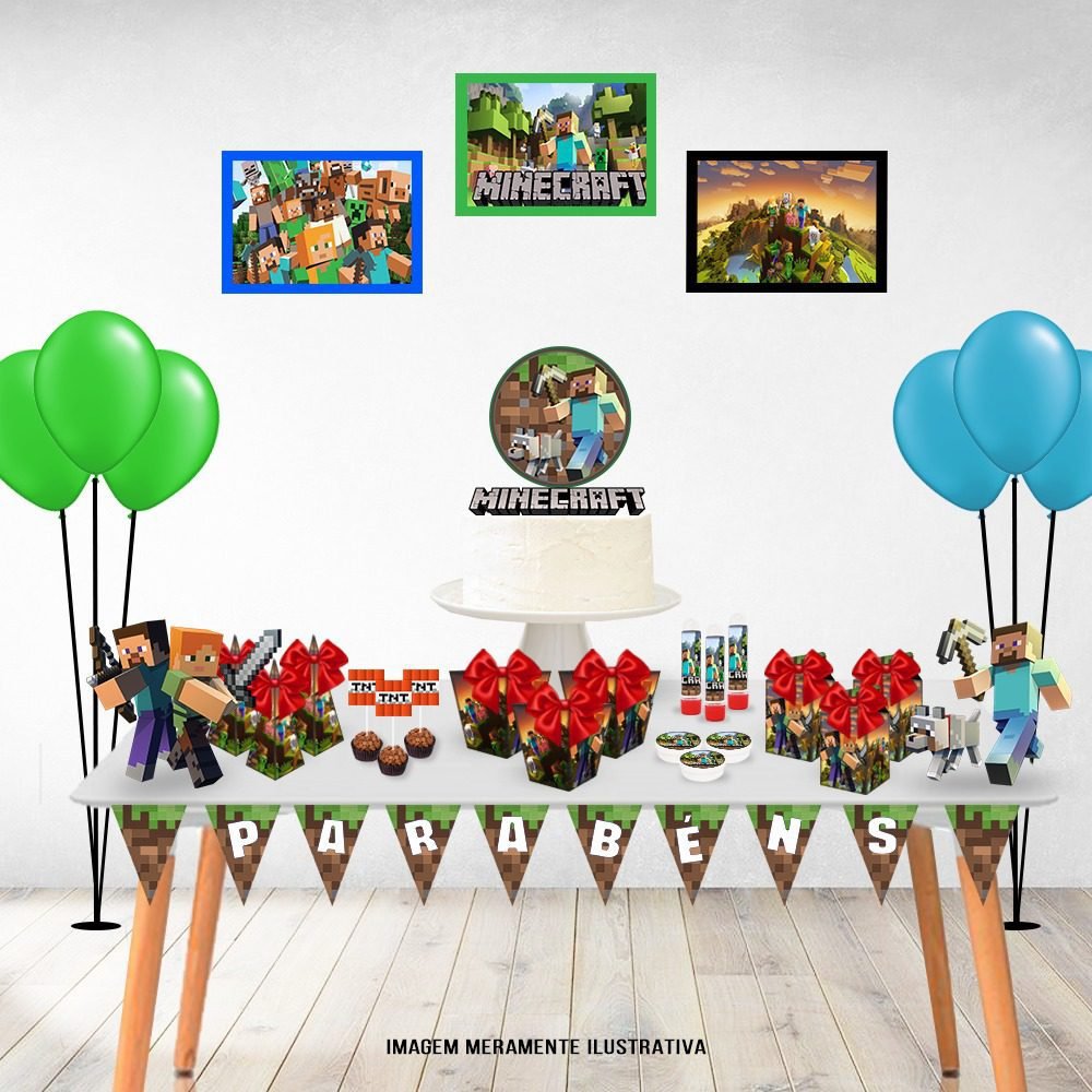 MINECRAFT 12 Arquivo de Corte Minecraft 12 - Imagem 1