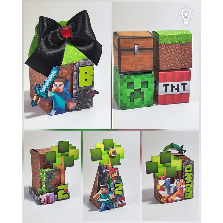 MINECRAFT 28 Arquivo de Corte Minecraft 28 - Imagem 1