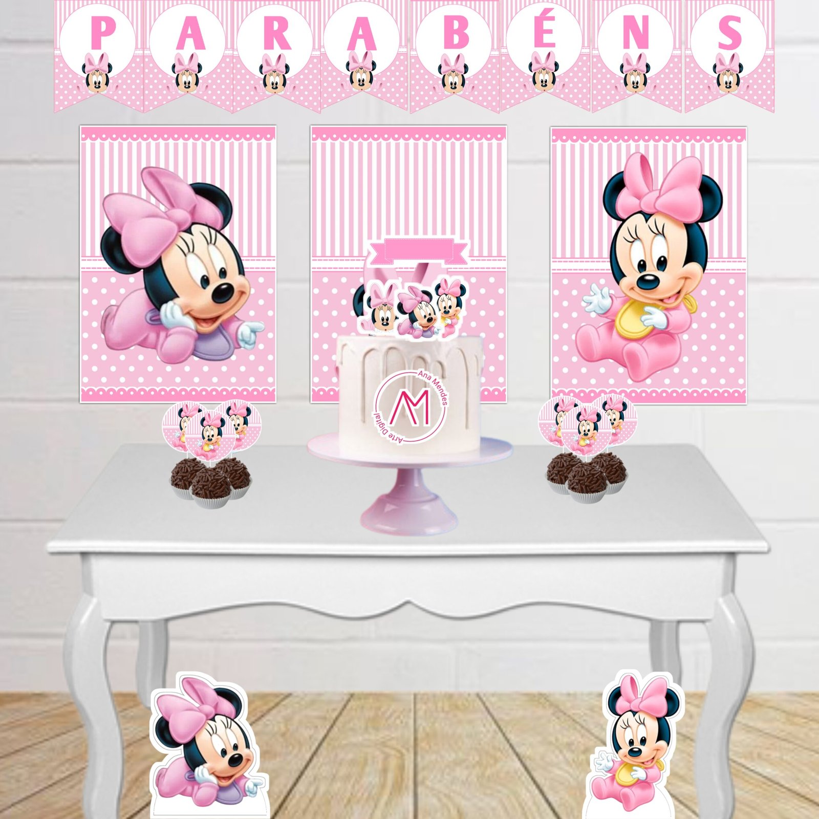 MINNIE 122 Arquivo de Corte Minnie Baby 122 - Imagem 1