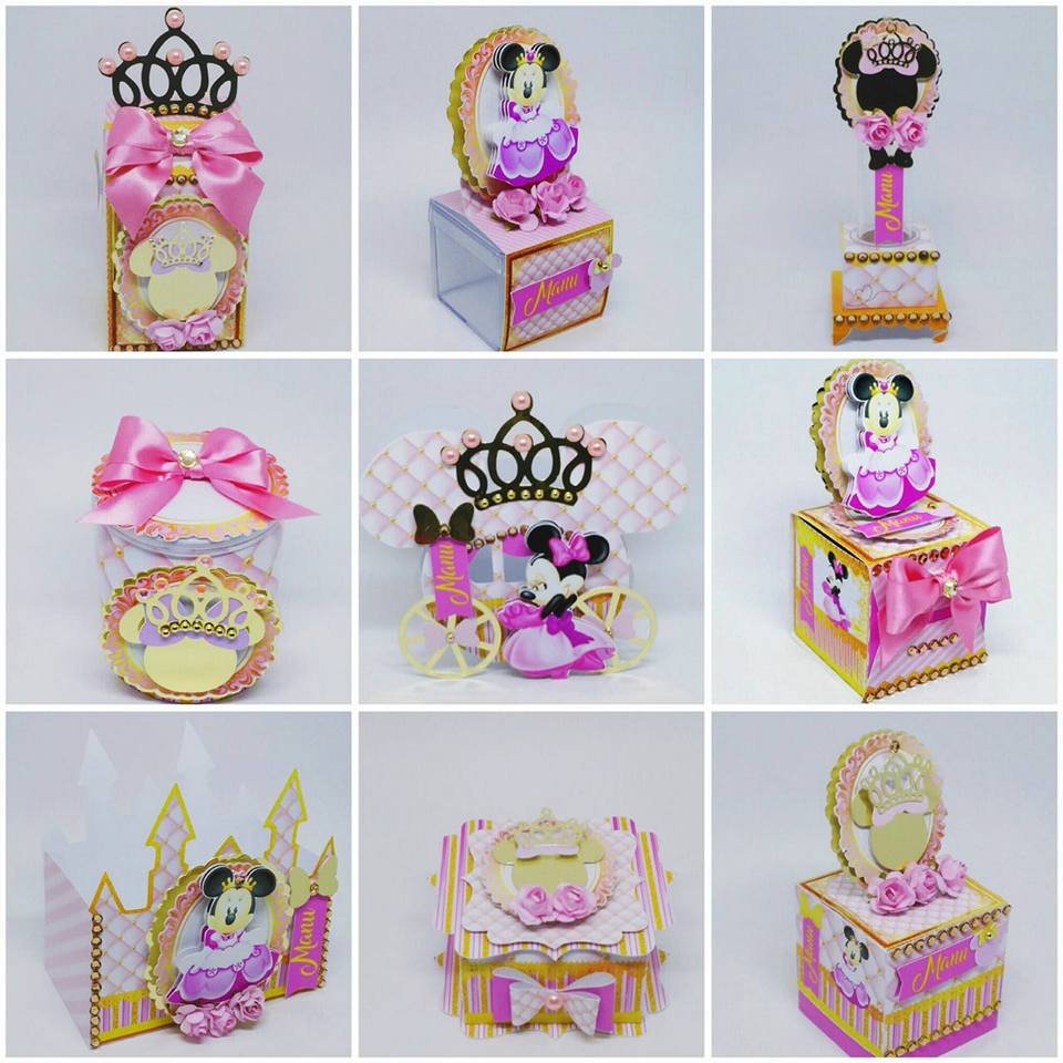 MINNIE 20 Arquivo de Corte Minnie Realeza Rosa 20 - Imagem 1