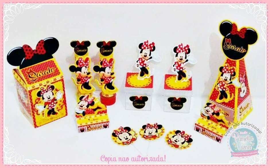 MINNIE 24 Arquivo de Corte Minnie Vermelha 24 - Imagem 1