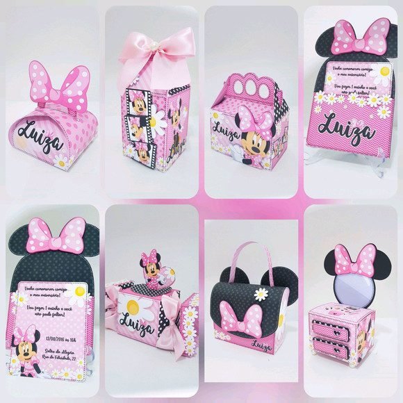 MINNIE 46 Arquivo de Corte Minnie Rosa 46 - Imagem 1