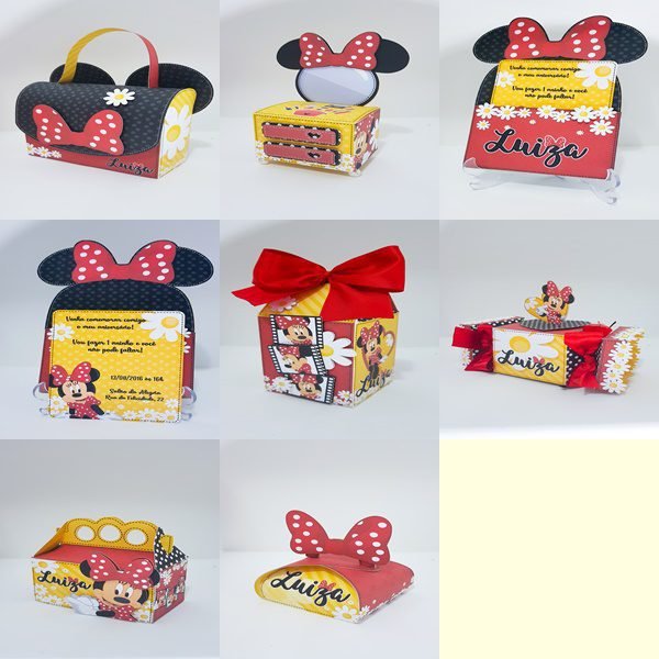 MINNIE 47 Arquivo de Corte Minnie Vermelha 47 - Imagem 1