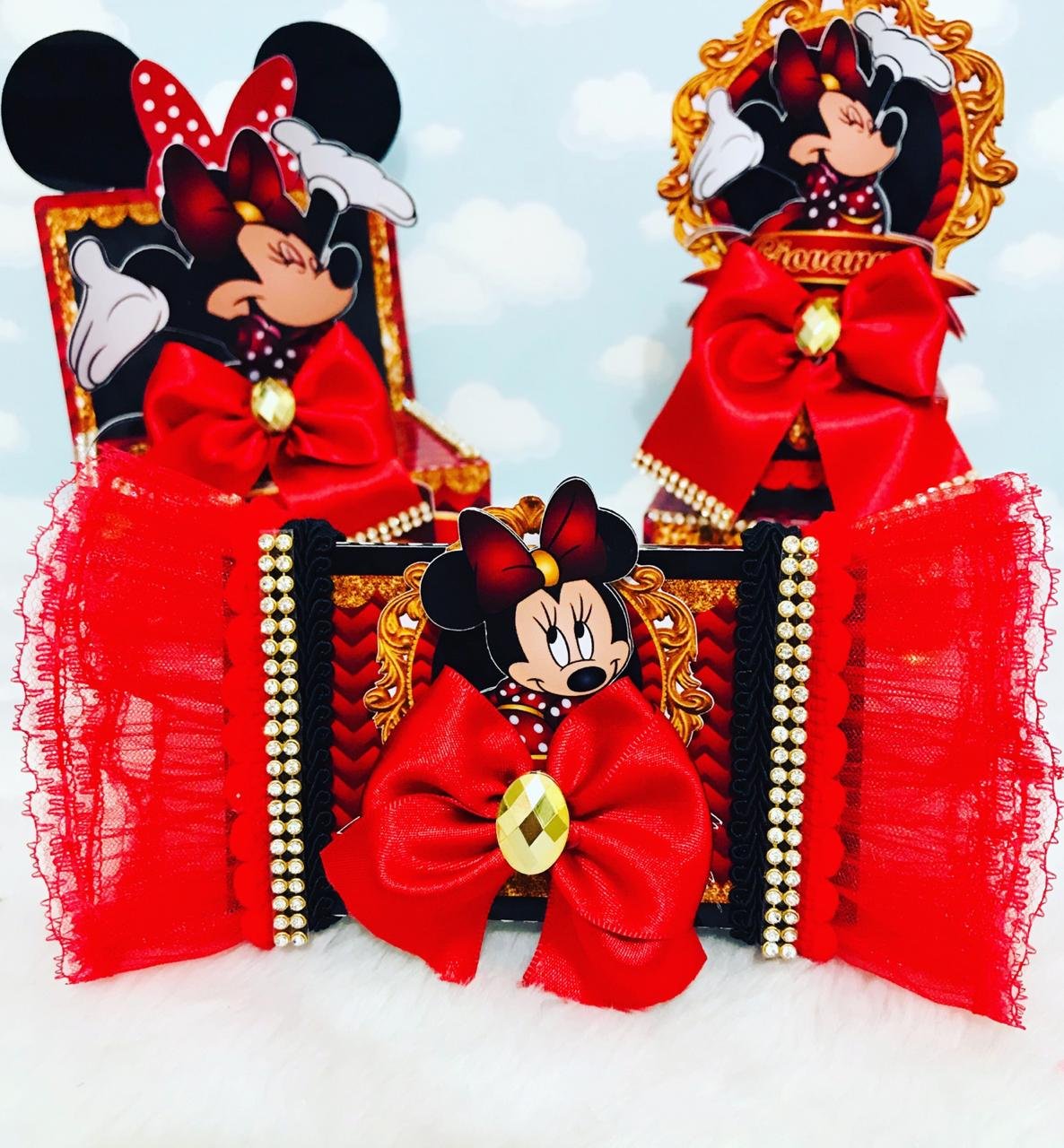 MINNIE 61 Arquivo de Corte Minnie 61 Vermelha - Imagem 1