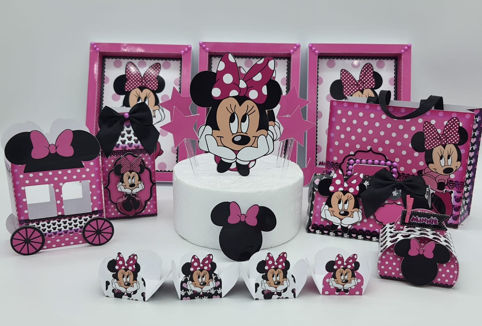 MINNIE 63 Arquivo de Corte Minnie Rosa 63 - Imagem 1
