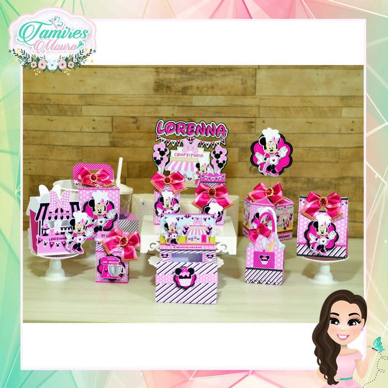 MINNIE 69 Arquivo de Corte Minnie Rosa 69 - Imagem 1