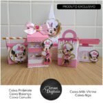 Arquivo de Corte Minnie Rosa Confeiteira 76