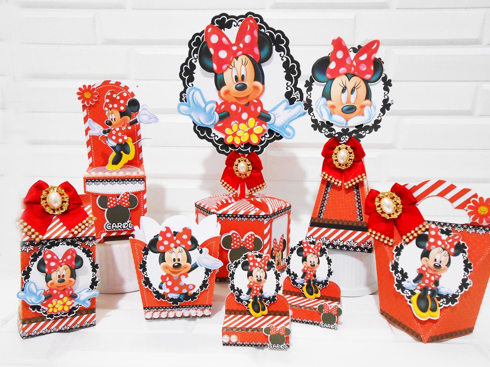 MINNIE 78 Arquivo de Corte Minnie Vermelha 78 - Imagem 1