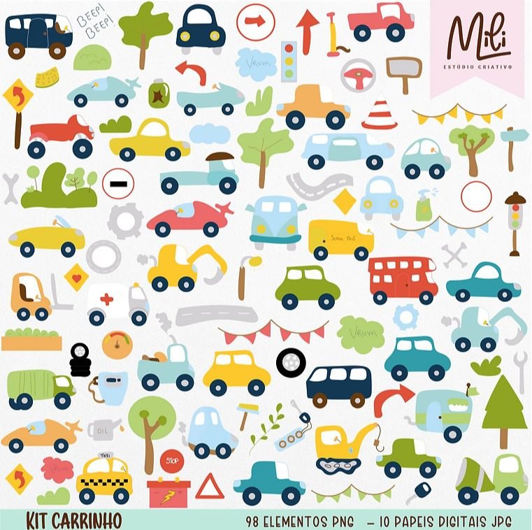 ML- Kit Carrinhos Kit Digital Kit Carrinhos - Imagem 1