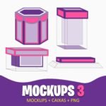 Arquivo de Corte Caixas Acetato Mockups 3