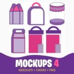 Arquivo de Corte Caixas Acetato Mockups 4