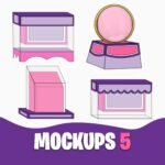 Arquivo de Corte Caixas Acetato Mockups 5