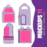 Arquivo de Corte Caixas Mockups 11
