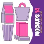 Arquivo de Corte Caixas Mockups 14