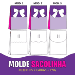 Arquivo de Corte Molde Sacolinhas