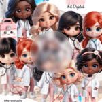 Kit Digital Mascotes Médicas