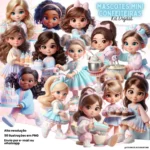 Kit Digital Mascotes Mini Confeiteiras